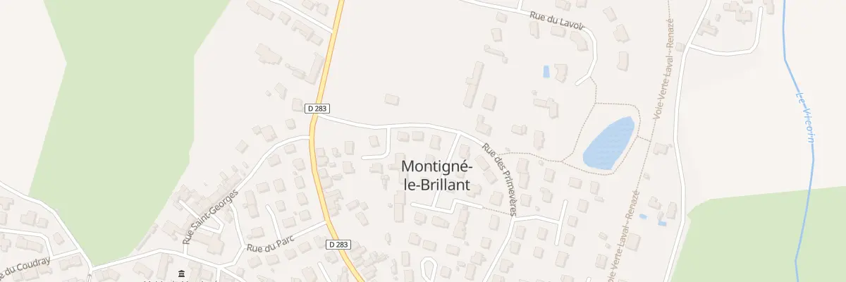 Plan du 15 Rue des Primevères à Montigné-le-Brillant