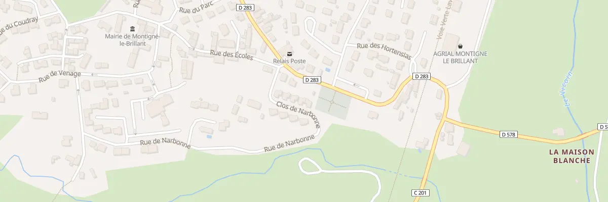 Plan du 7 Clos de Narbonne à Montigné-le-Brillant