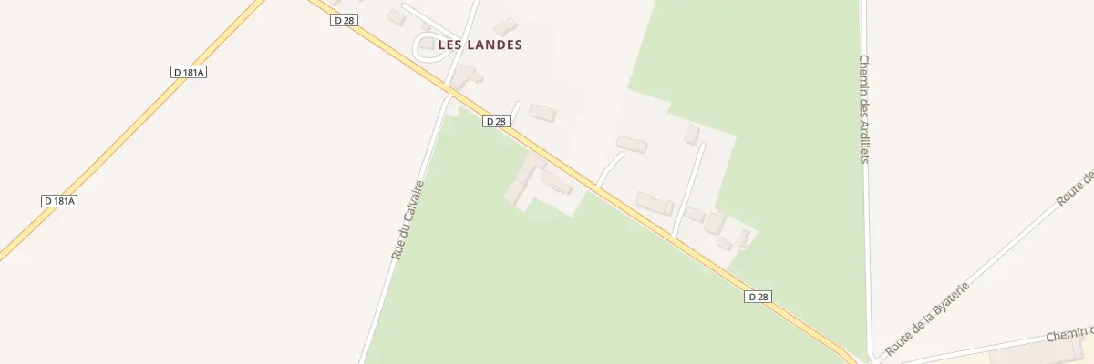 Plan du 5059 Landes à Foulognes