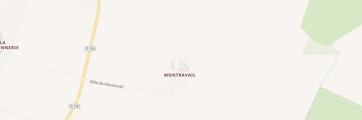 Plan du 15 All de Montravail à Lussant