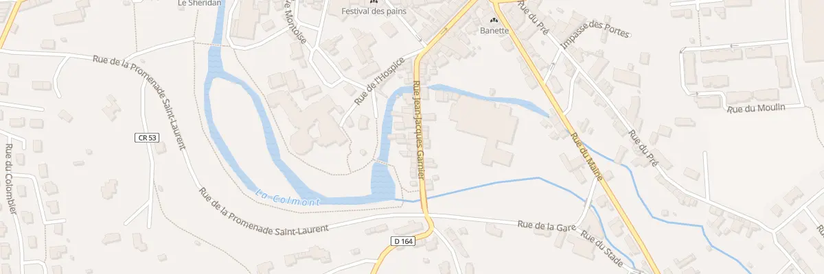 Plan du 44 Rue Jean Jacques Garnier à Gorron