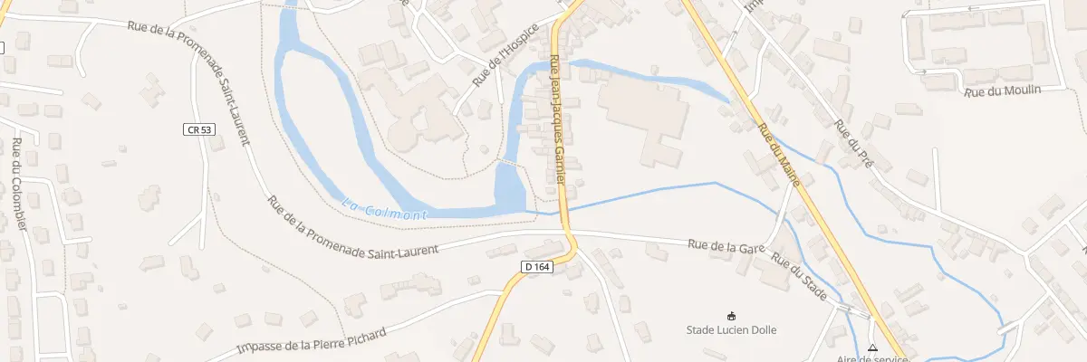 Plan du 58 Rue Jean Jacques Garnier à Gorron
