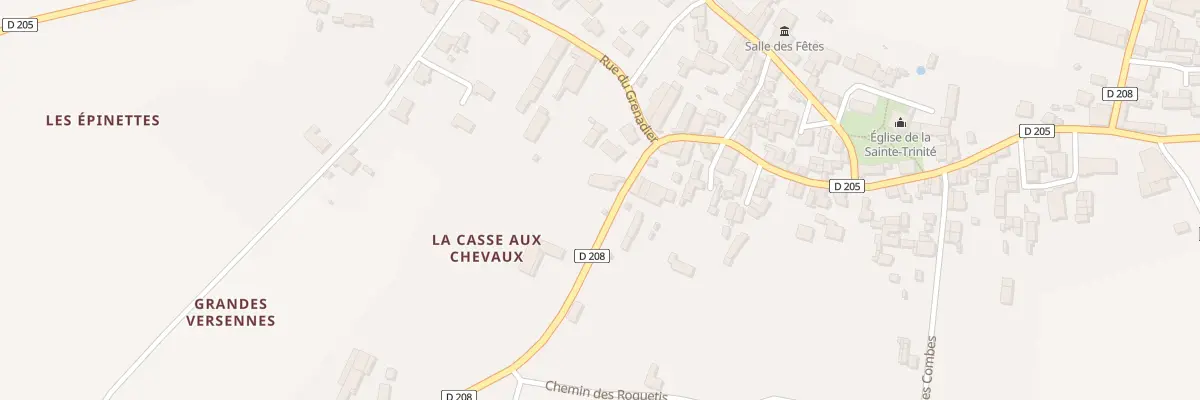 Plan du 2 Rue de la Casse aux Chevaux à Puyravault