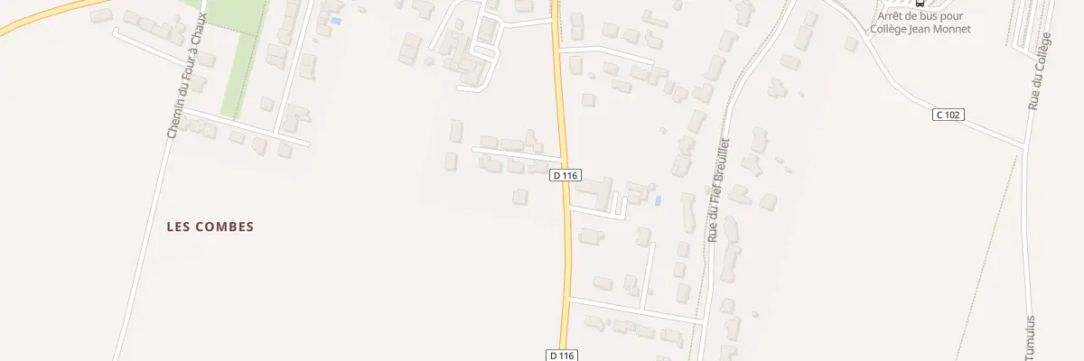 Plan du 15 Rue du Moulin de Cognet à Courçon