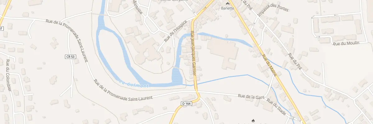 Plan du 48 Rue Jean Jacques Garnier à Gorron
