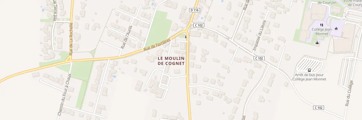 Plan du 31 Rue de Benon à Courçon