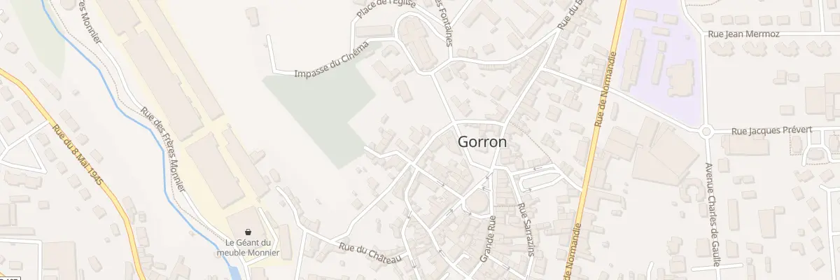 Plan du 4 Rue Brochard Brault à Gorron