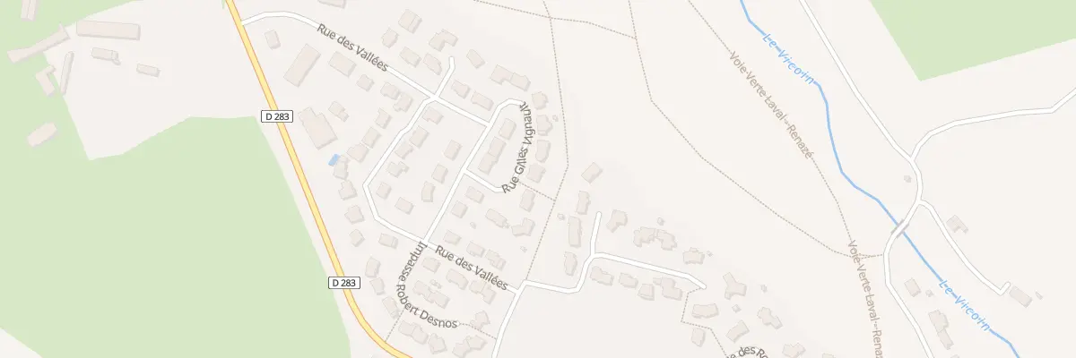 Plan du 5 Rue Gilles Vignault à Montigné-le-Brillant