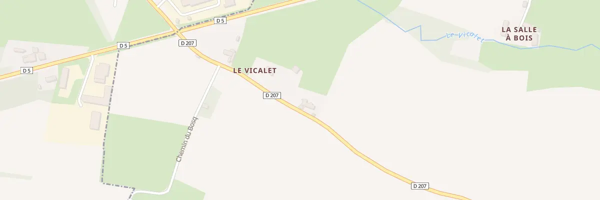 Plan du 5017 Vicalet à Campigny