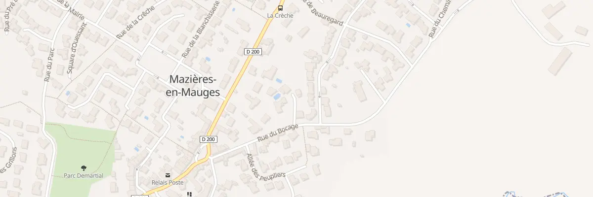 Plan du 17 Rue du bocage à Mazières-en-Mauges