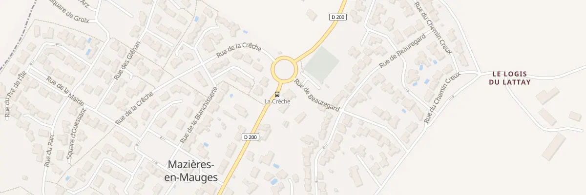 Plan du 13 Rue de bellevue à Mazières-en-Mauges