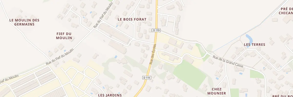 Plan du 1 Res du Bois Forat à Corme-Royal
