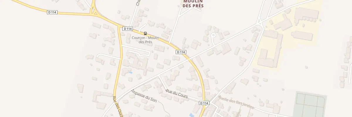 Plan du 12 Rue Georges Clémenceau à Courçon