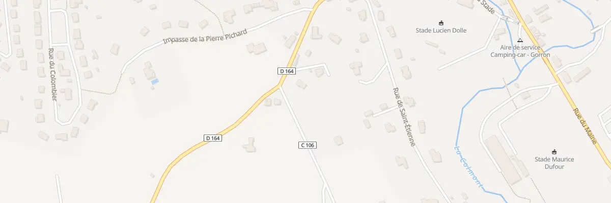 Plan du 21 Rte de la Pommeraie à Gorron