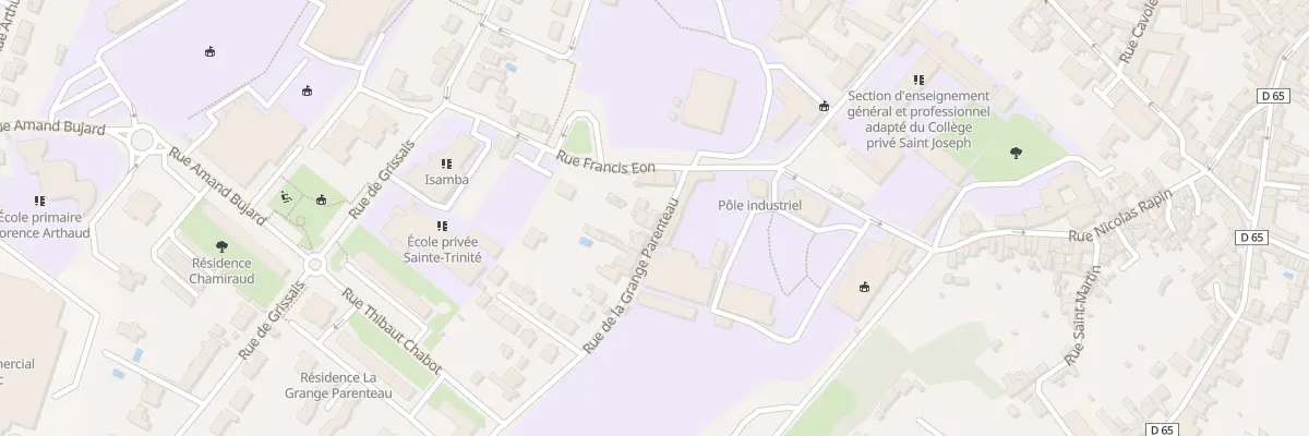 Plan du 2 Rue La Grange Parenteau à Fontenay-le-Comte