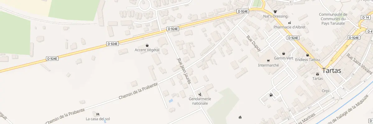 Plan du 15 Rue Carnot à Tartas