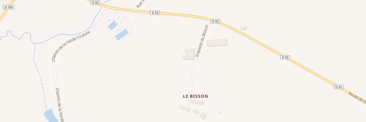 Plan du 2 Imp du Bisson - Le Tourneur à Souleuvre en Bocage