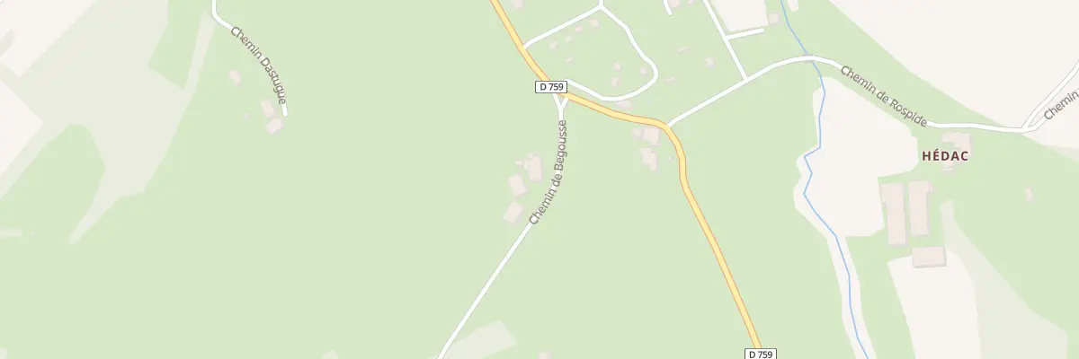 Plan du 120 Che de Begousse à Montory
