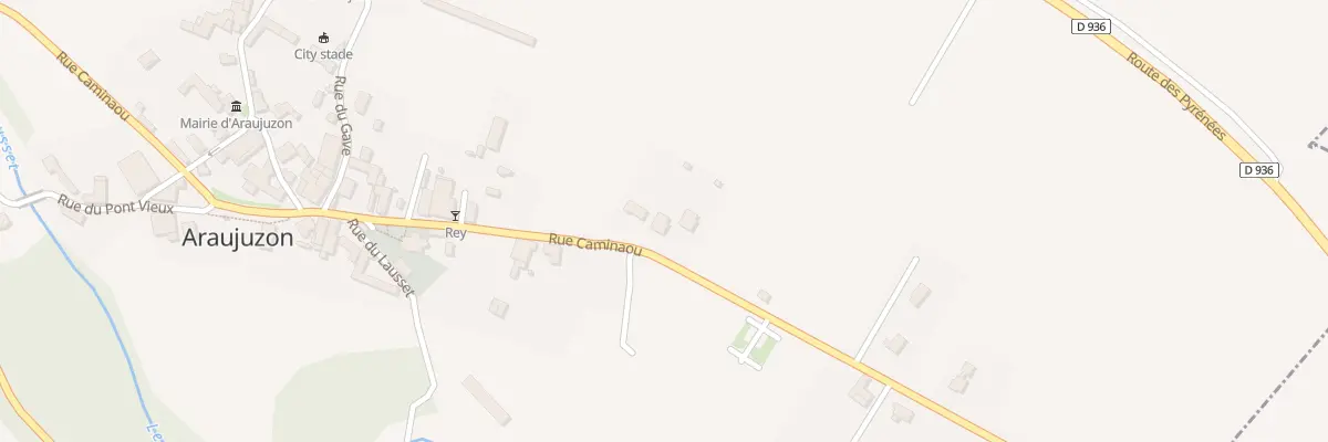 Plan du 36 Rue Caminaou à Araujuzon