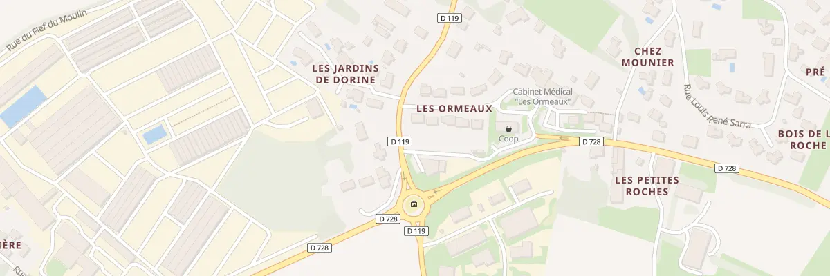 Plan du 2 Res les Ormeaux à Corme-Royal