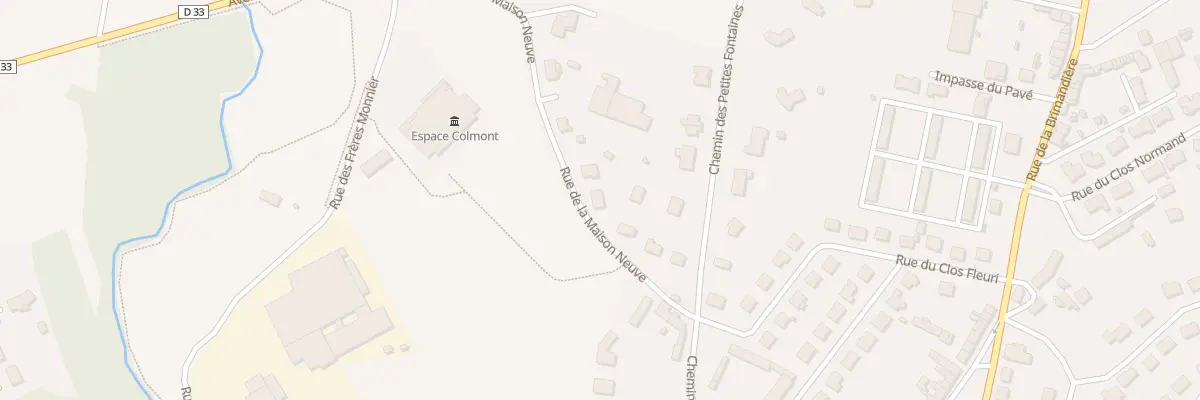 Plan du 4 Rue de la Maison Neuve à Gorron