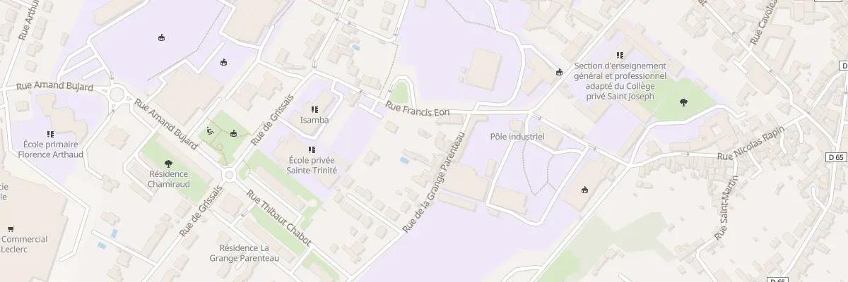 Plan du 2B Rue La Grange Parenteau à Fontenay-le-Comte