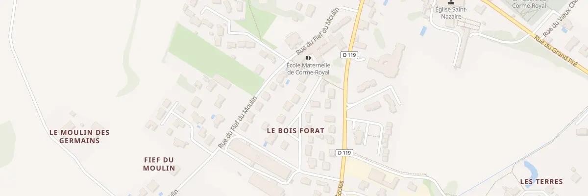 Plan du 15 Res du Bois Forat à Corme-Royal
