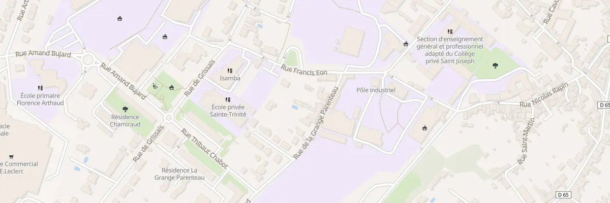 Plan du 4 Rue La Grange Parenteau à Fontenay-le-Comte