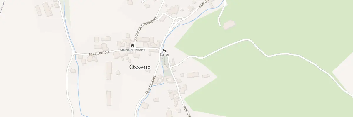 Plan du 2 Rue Lacostes à Ossenx