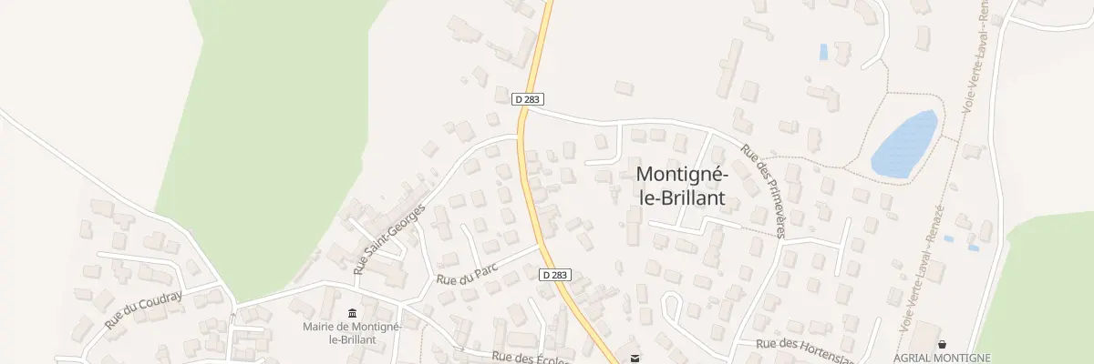 Plan du 5 Rue des Lauriers à Montigné-le-Brillant