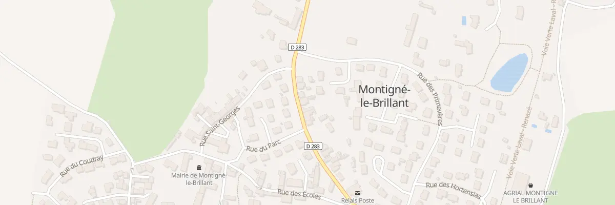 Plan du 7 Rue des Lauriers à Montigné-le-Brillant
