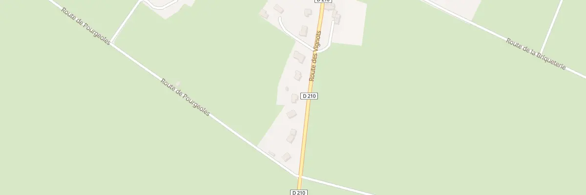 Plan du 9 Rte des Vignots au Tronquay