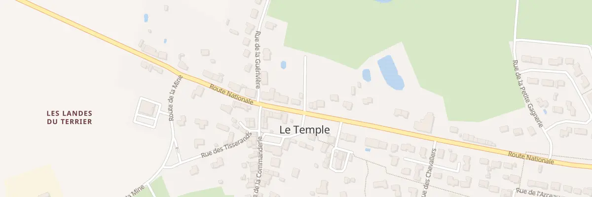 Plan du 31 Rte Nationale - Le Temple à Mauléon
