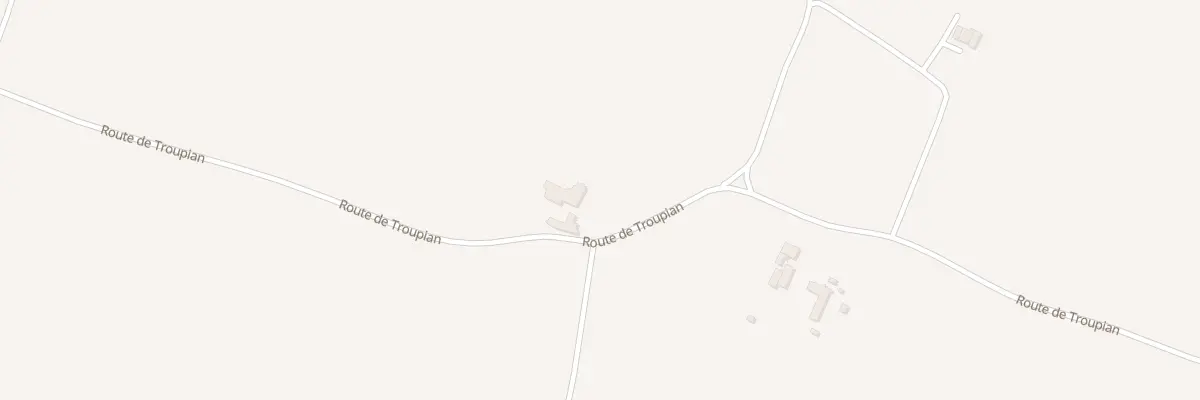 Plan du 290 Troupian à Saint-Seurin-de-Cadourne