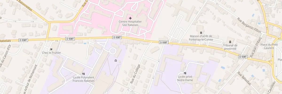 Plan du 35B Rue rabelais à Fontenay-le-Comte