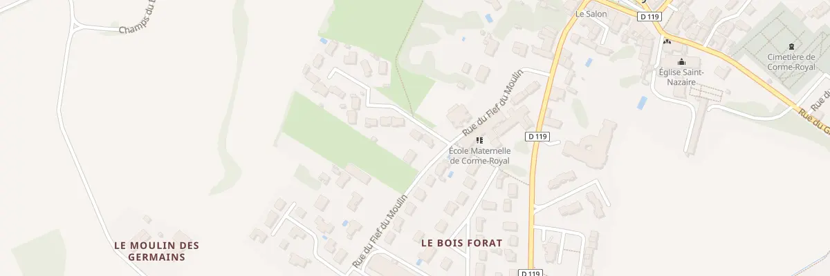 Plan du 3 Res du Fief du Moulin à Corme-Royal