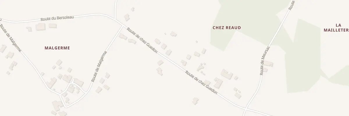 Plan du 16 Rte de Chez Guédon à Meursac