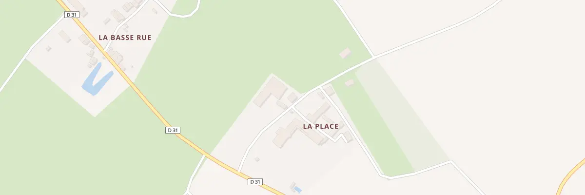 Plan du 5 La Place à Rives-du-Fougerais
