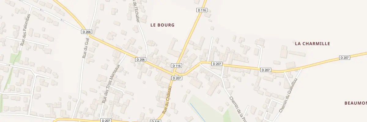 Plan du 3 Pl de l’Eglise à Benon