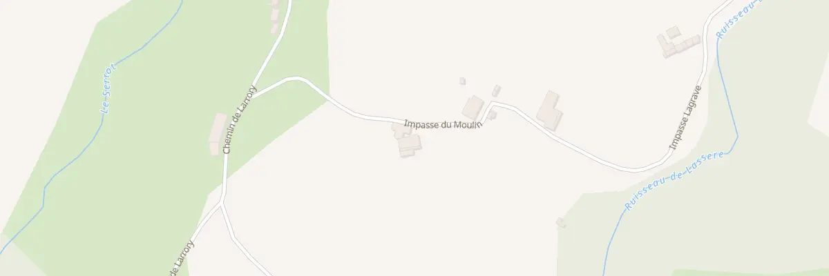 Plan du 6 Imp du Moulin à Angous
