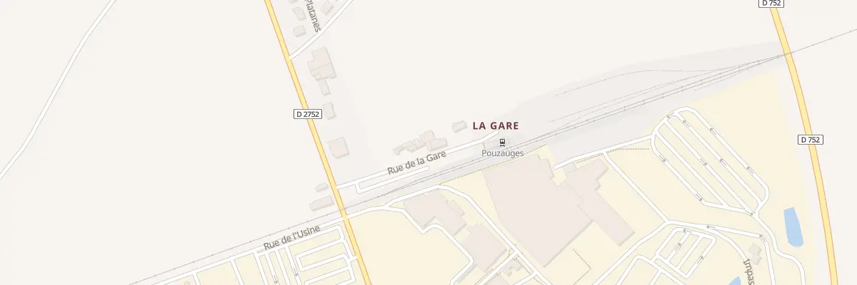 Plan du 5 Rue de la gare à La Meilleraie-Tillay
