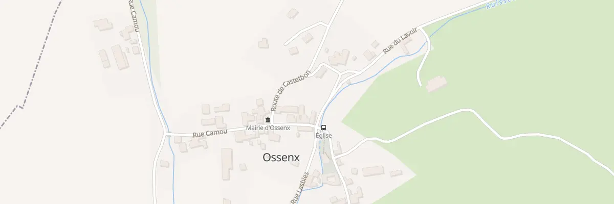 Plan du 1 Rue Camou à Ossenx