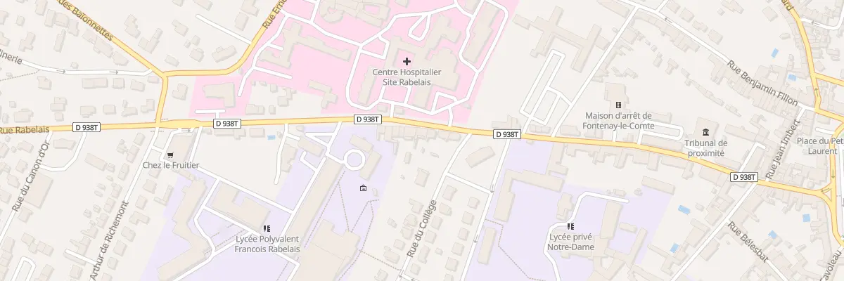 Plan du 39 Rue rabelais à Fontenay-le-Comte