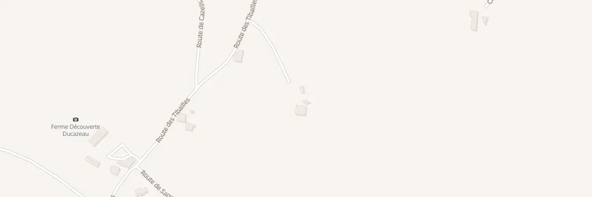 Plan du 150 Che de Guyon à Donzacq