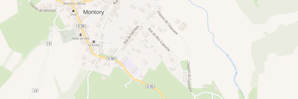 Plan du 5226 Au Village à Montory