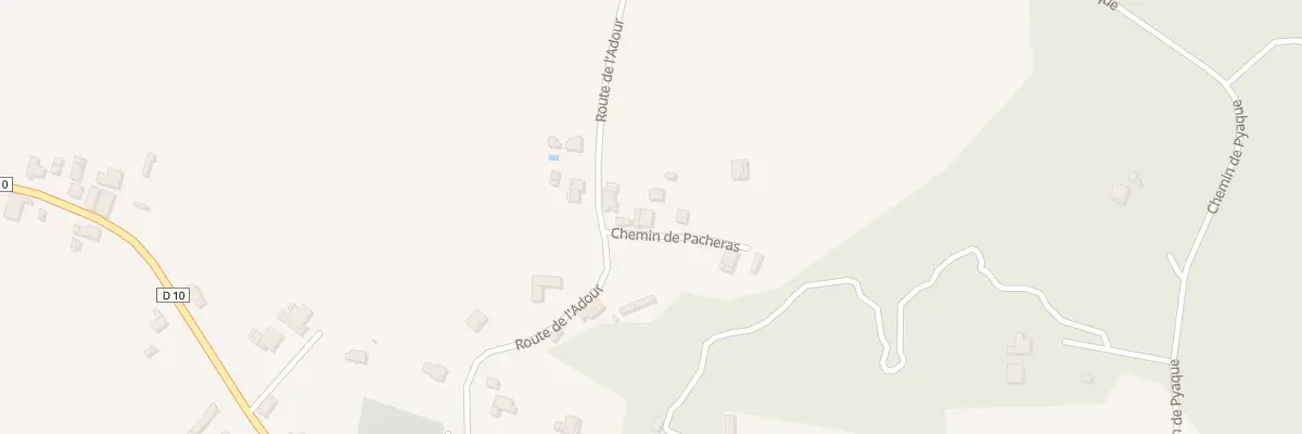 Plan du 37 Che de Pacheras à Poyanne