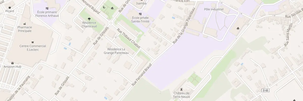 Plan du 20 Rue La Grange Parenteau à Fontenay-le-Comte