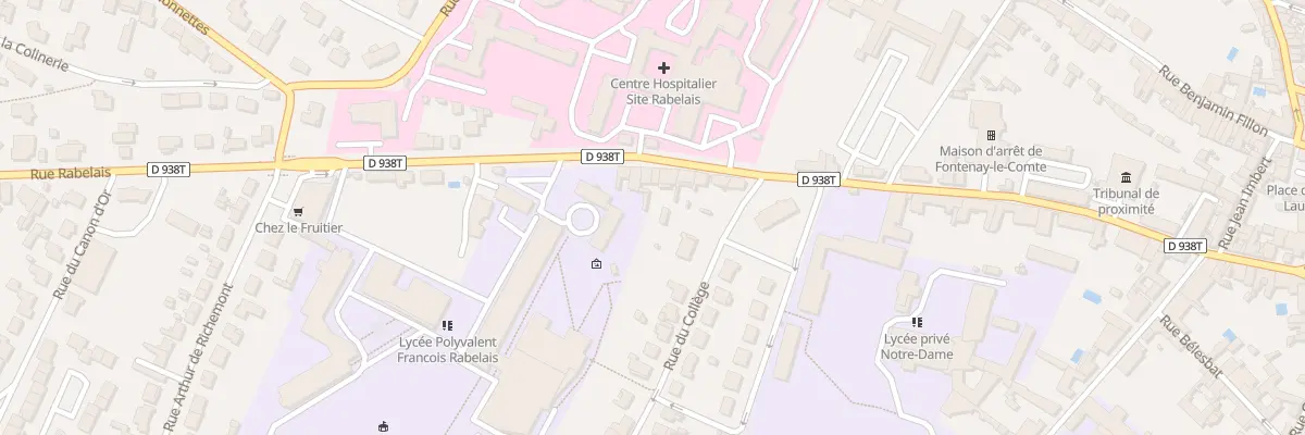 Plan du 41B Rue rabelais à Fontenay-le-Comte