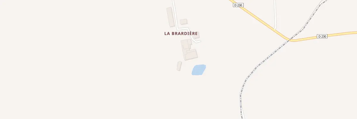 Plan du 1 La Brardière à Prée-d’Anjou