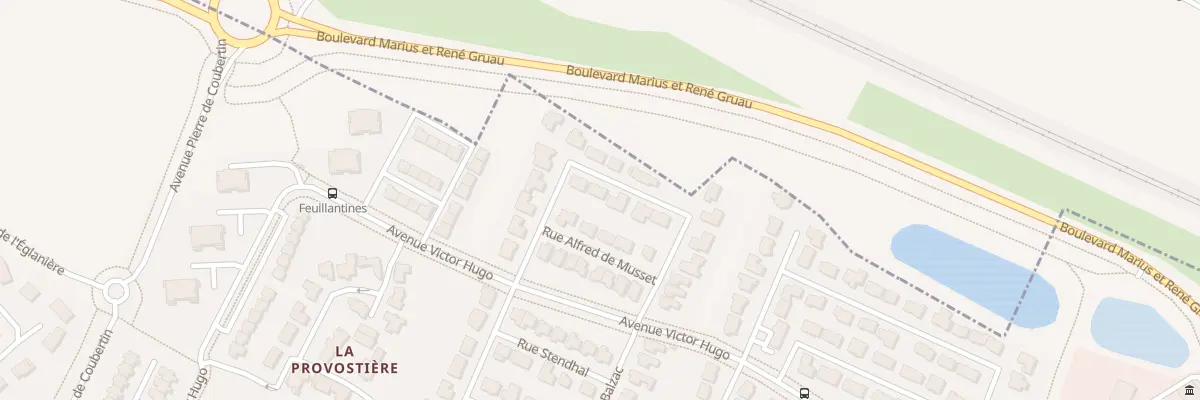 Plan du 5 Rue Gustave Flaubert à Saint-Berthevin